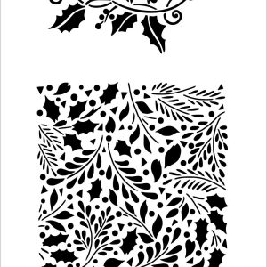 Stencil Azevinho/440443 - 20x30cm