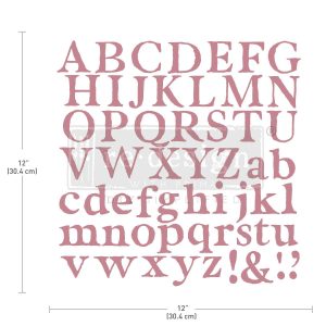 Carimbo Alpha - 30x30cm