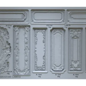 Mould Conservatory Labels 15x25