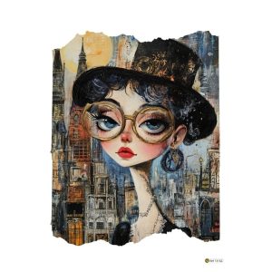 Transfer Woman Painting/13162 - 20x28cm