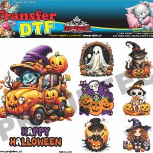 Transfer DTF Halloween A5/ 2 Partes - DTFHAL001