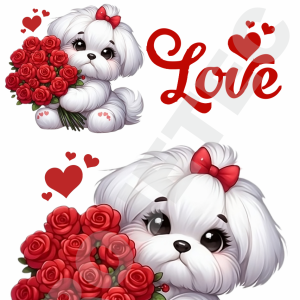 Transfer DTF Aplique Love - 14x20cm