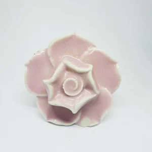 Puxador de Cerâmica Rosa Delicata/HE-4130