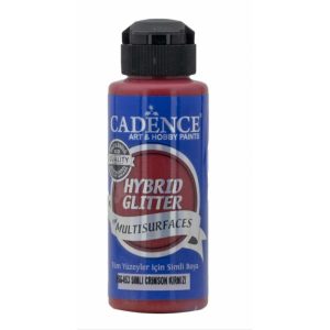 Tinta Híbrida Glitter Crimson Red/HSG-053 - 120ml