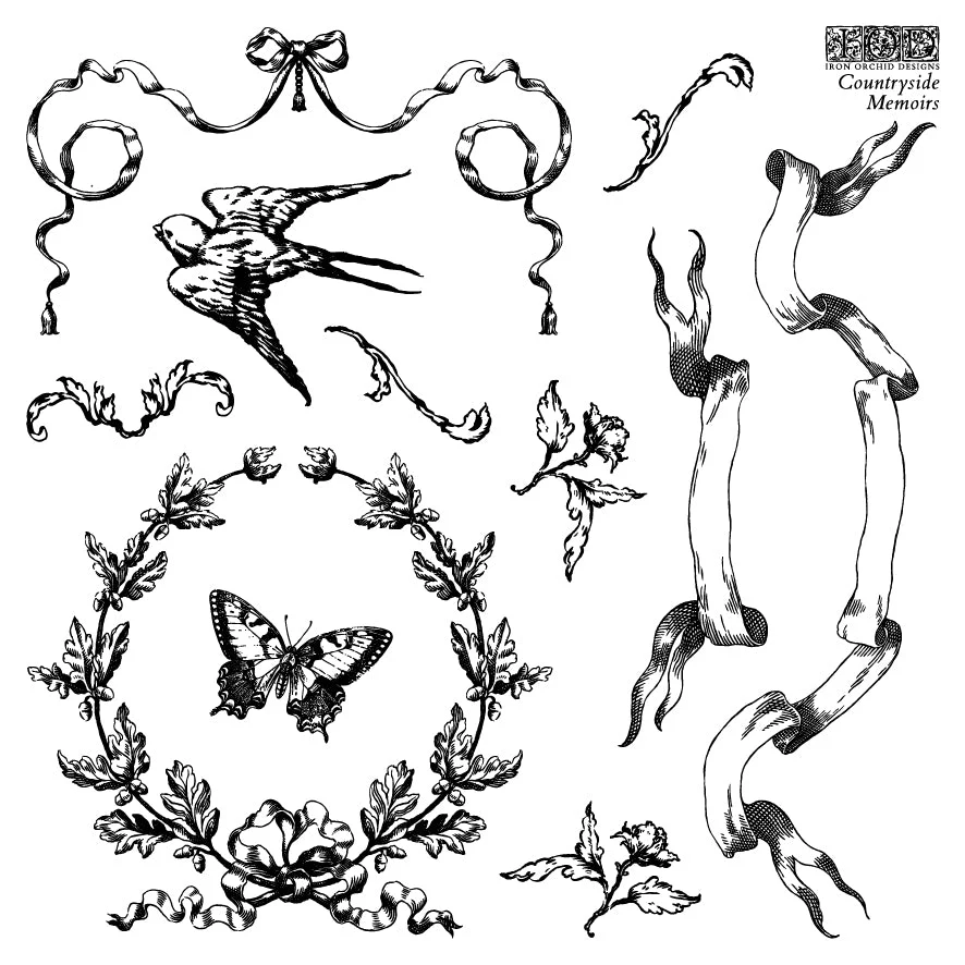 Carimbo Countryside Memoirs - 15,2x15,2cm - Imagem 3