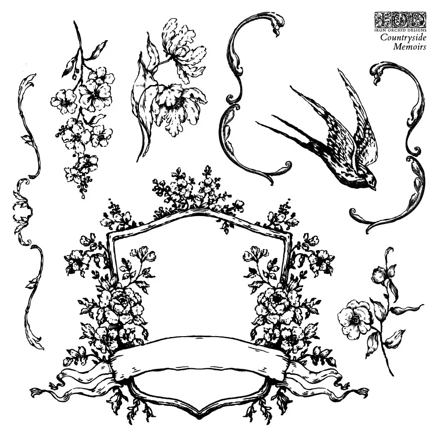 Carimbo Countryside Memoirs - 15,2x15,2cm - Imagem 4