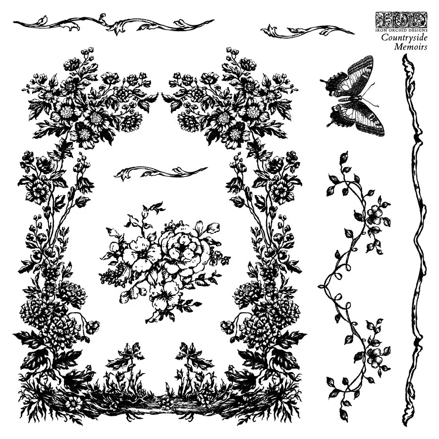 Carimbo Countryside Memoirs - 15,2x15,2cm - Imagem 5