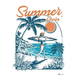 Transfer Summer Lovin/13270 - 20x28cm