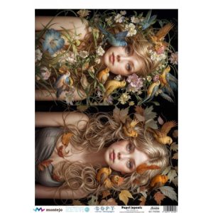 Papel de Arroz Soft/SPA5846 - 30x41cm