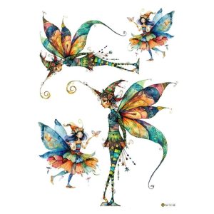 Transfer Fadas de Tecido/13148 - 21x28cm