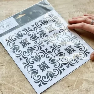 Stencil Villa Cementina - 20x20cm