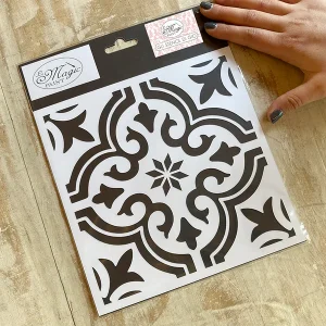 Stencil Maiolica - 20x20cm