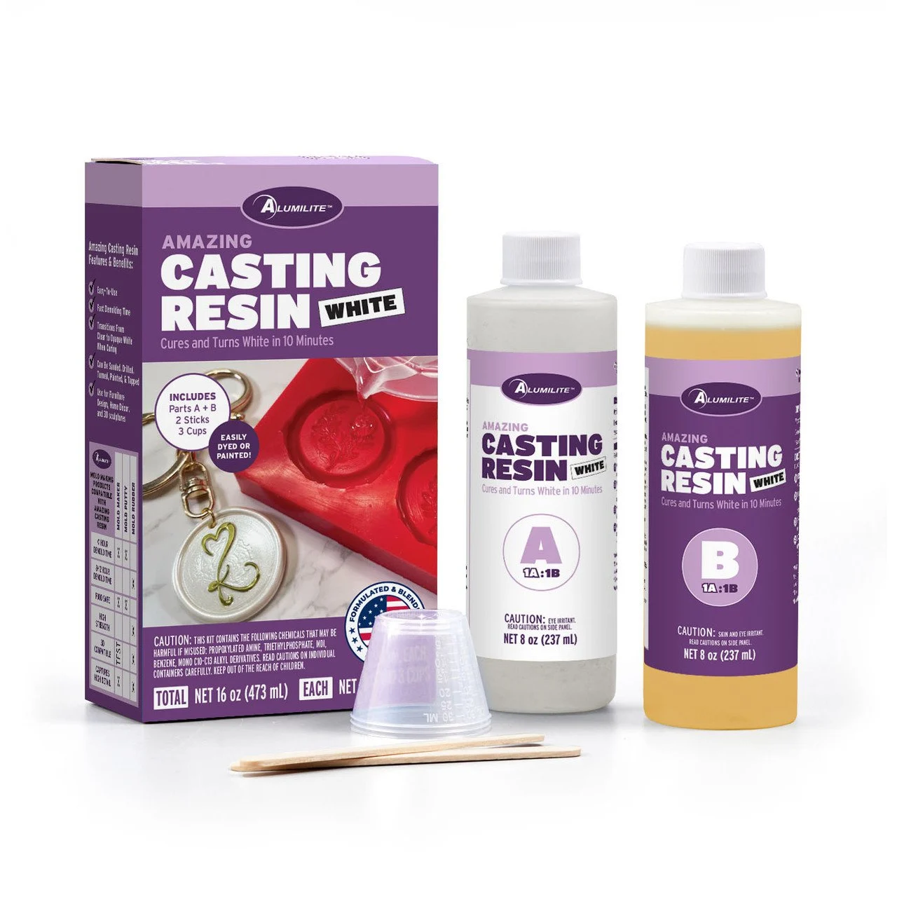 Kit de Resina White Kit 2x237ml