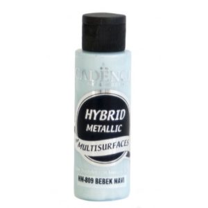 Tinta Hibrida Metalica Baby Blue/HM-809 - 70ml