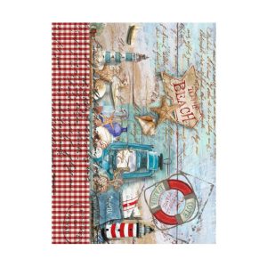 Papel de Arroz Fundo do Mar/PA359 - 30x41cm