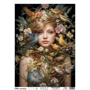 Papel de Arroz Soft/SPA5844 - 30x41cm