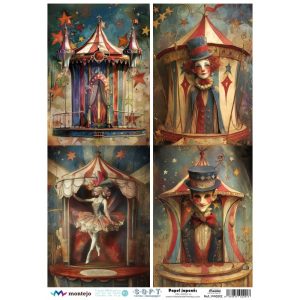 Papel de Arroz Soft Circo/SPA5912 - 30x41cm