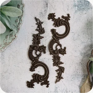 Decor Poly Scroll Enrich - 17,8 cm x 5,72 cm x 0,71 cm