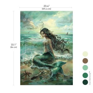 Papel de fibra para Decoupage Mystic Waves - 59x84cm