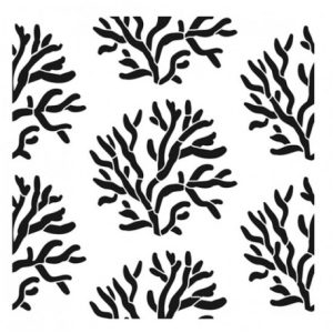 Stencil Corales/HDM122 - 25X25cm
