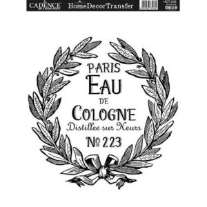 Transfers Home Decor Eau Cologne/HDT-039 - 25x35cm