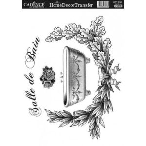 Transfers Home Decor Salle de Bain/HDT-058 - 25x35cm