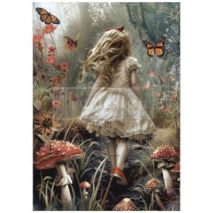 Papel de Fibra para Decoupage Dreamlike Trails - 59x84xm