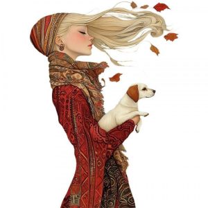 Transfer Windy Days - 25x30cm