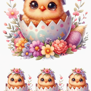 Transfer DTF Páscoa - A4 - REF: DTFPAS011A4