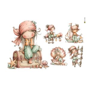 Transfer Piratas/13454 - 20x28cm