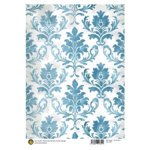 Papel de Arroz Ornamentos Azul/1351 - 29,7x42cm