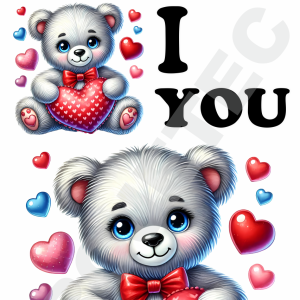 Transfer DTF Aplique Love - 14x20cm