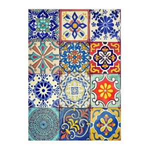 Papel de Arroz Azulejos/PA307 - 30x41cm