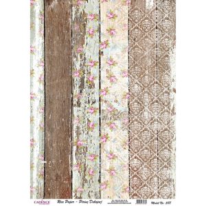 Papel de Arroz Madeira Estampada/PA388 - 30x41cm
