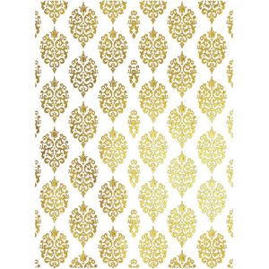 Papel de Arroz Com Fundo Dourado Arabescos/GOLD019 - 30x41cm