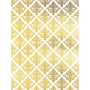 Papel de Arroz Barroco Com Fundo Dourado/ORO020 - 30x41cm