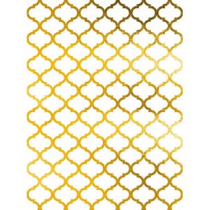 Papel de Arroz Com Fundo Dourado Marrocos/ORO018 - 30x41cm