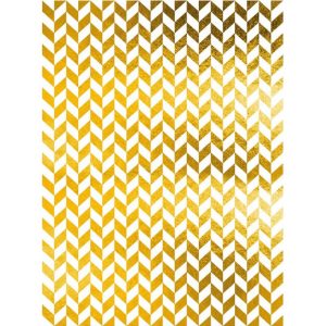 Papel de Arroz Com Fundo Dourado e Trigo/ORO023 - 30x41cm