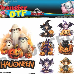 Transfer DTF Halloween A5/2 Partes - DTFHAL008