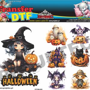 Transfer DTF Halloween A5/2 Partes - DTFHAL009