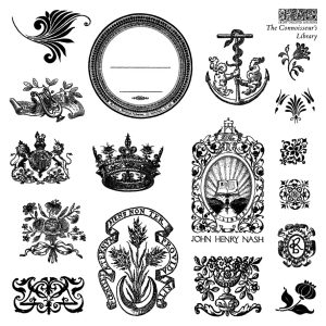 Carimbo Connoisseur's Library - 15x15cm