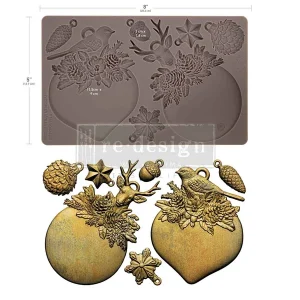 Molde  Evergreen Antler Emblem - 12,7 x 20,3 cm
