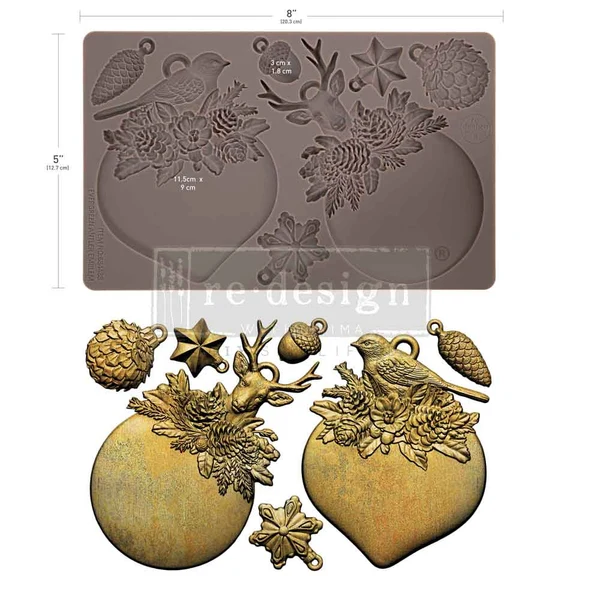 Molde  Evergreen Antler Emblem - 12,7 x 20,3 cm